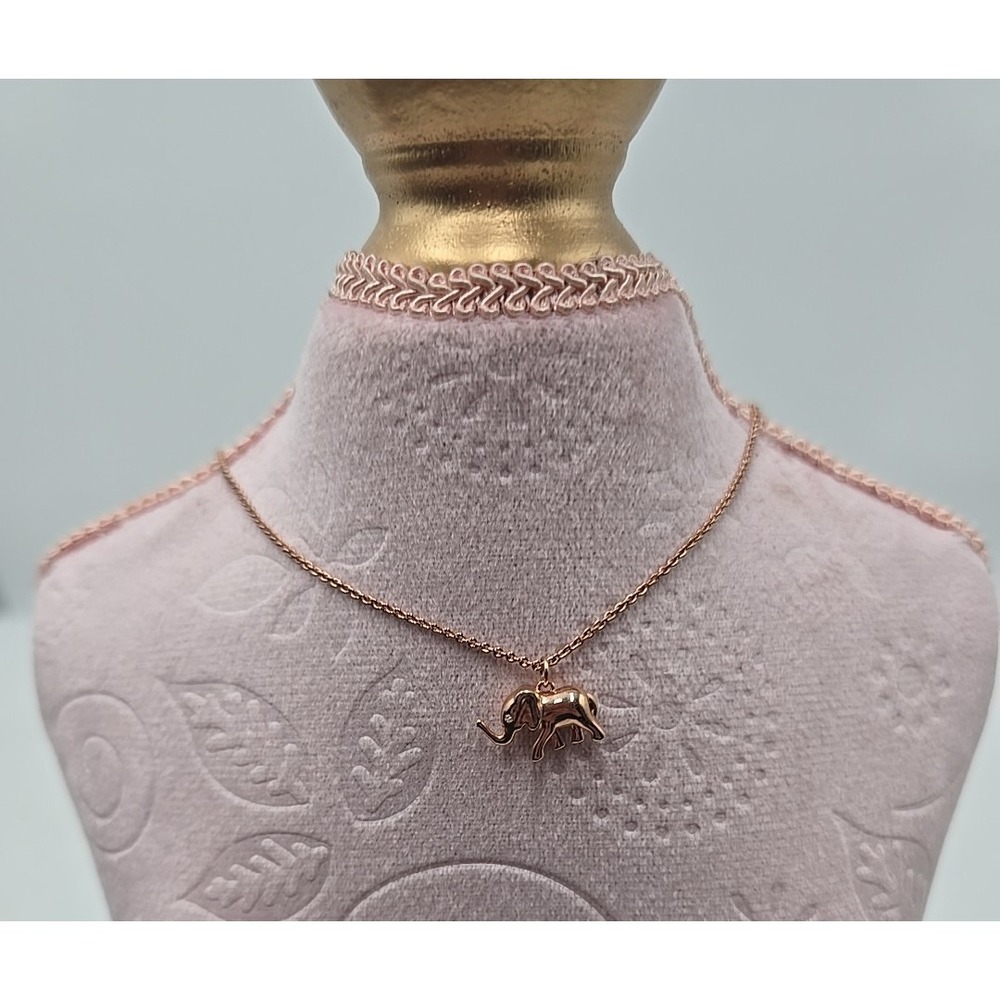 Kate Spade New York Infinity Beyond‎ Knot Rose Gold Plated Elephant Necklace